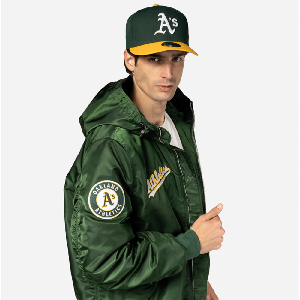 Oakland Athletics MLB Alpha Industries L2B F3 E1367BG26 Green Jacket