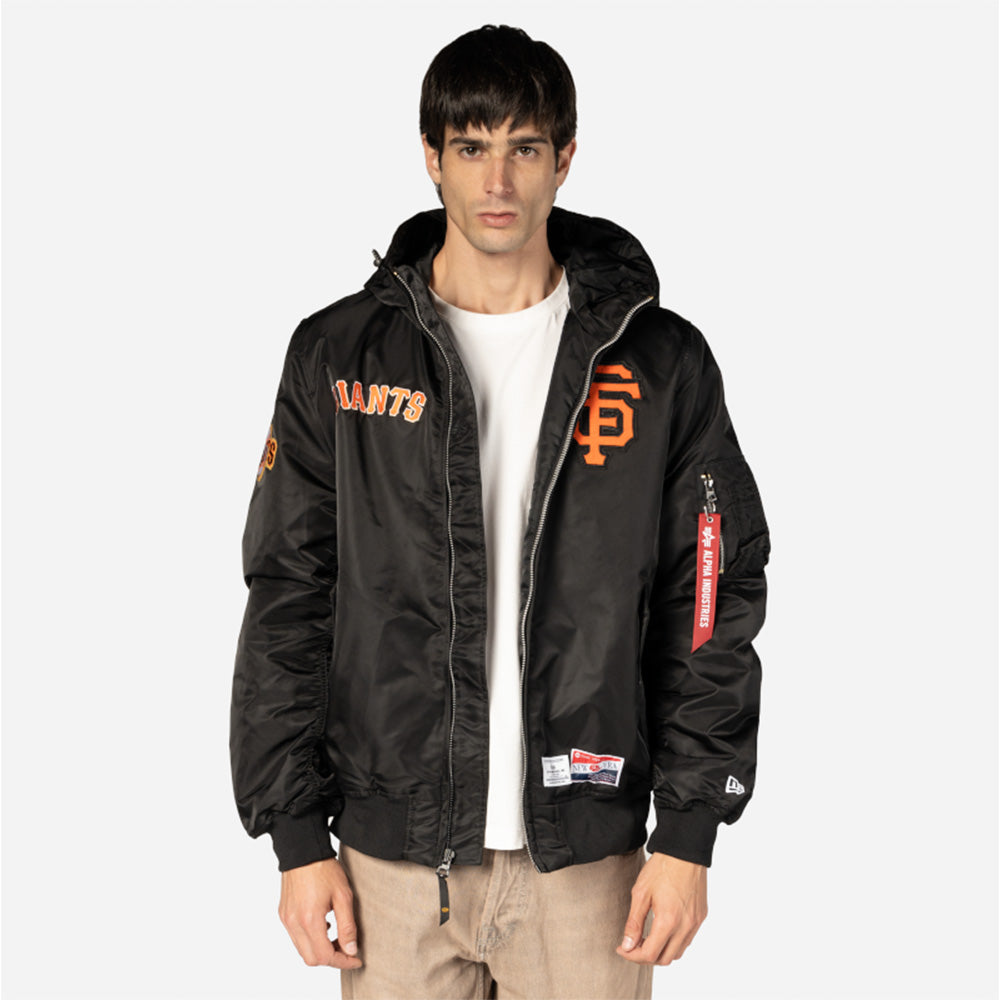 San Francisco Giants MLB Alpha Industries L2B F3 E1367BG26 Black Jacket