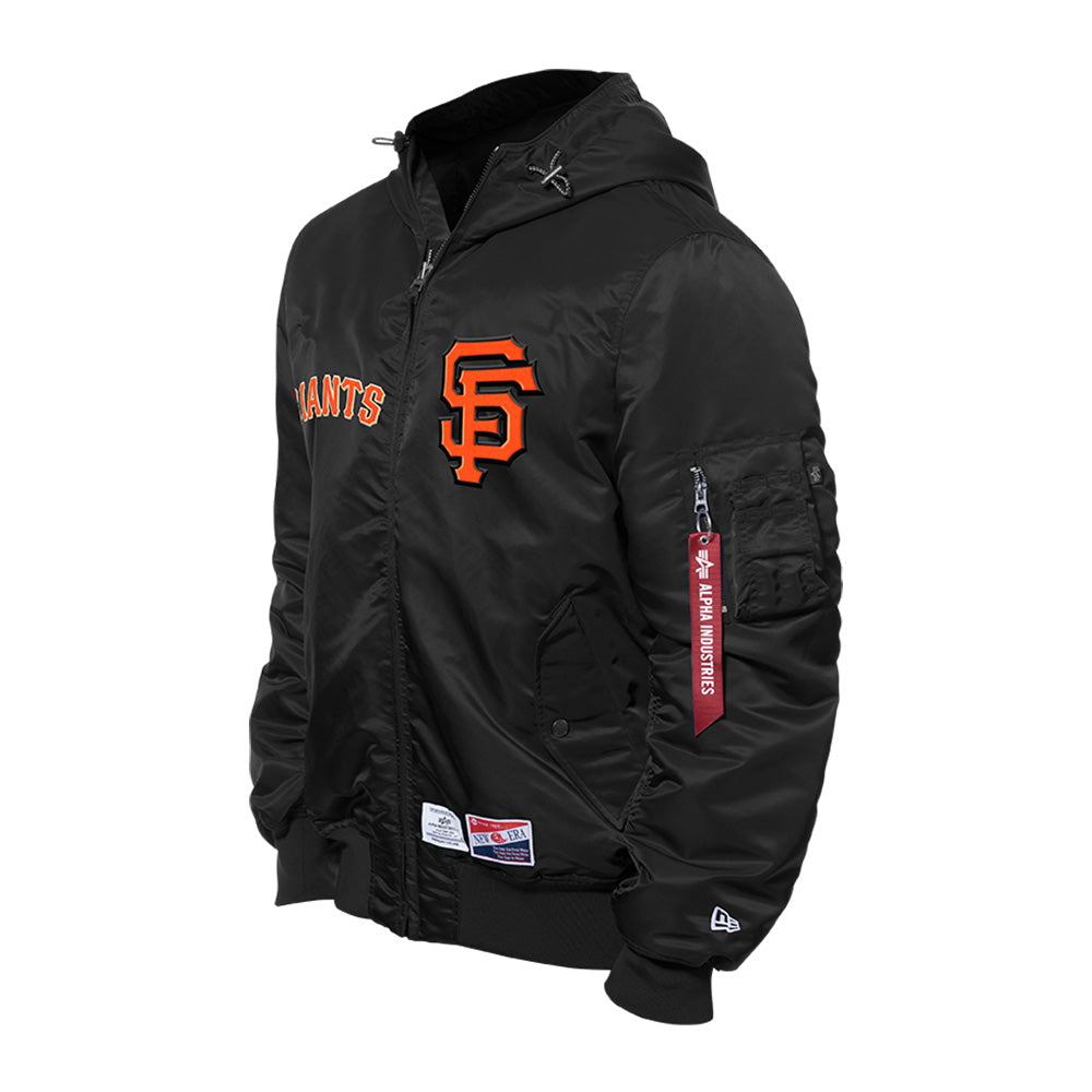 San Francisco Giants MLB Alpha Industries L2B F3 E1367BG26 Black Jacket