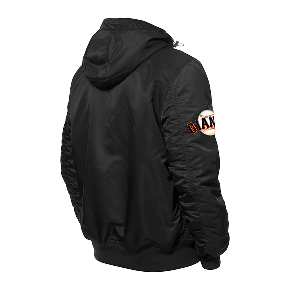 San Francisco Giants MLB Alpha Industries L2B F3 E1367BG26 Black Jacket