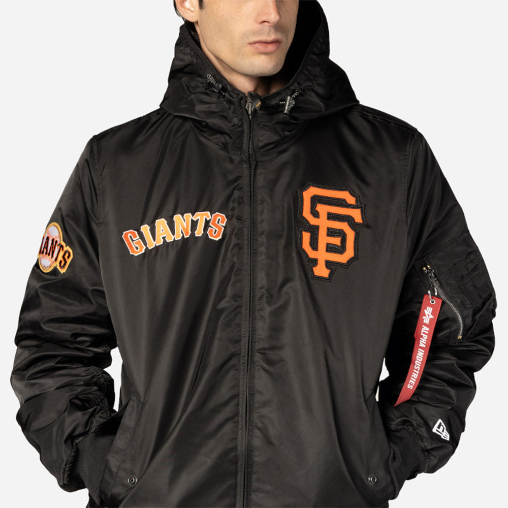 San Francisco Giants MLB Alpha Industries L2B F3 E1367BG26 Black Jacket