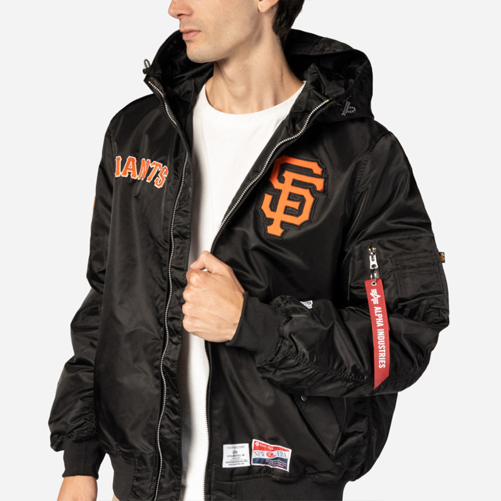 San Francisco Giants MLB Alpha Industries L2B F3 E1367BG26 Black Jacket