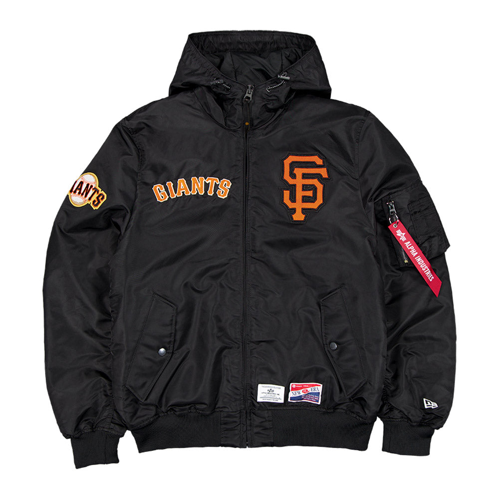 San Francisco Giants MLB Alpha Industries L2B F3 E1367BG26 Black Jacket