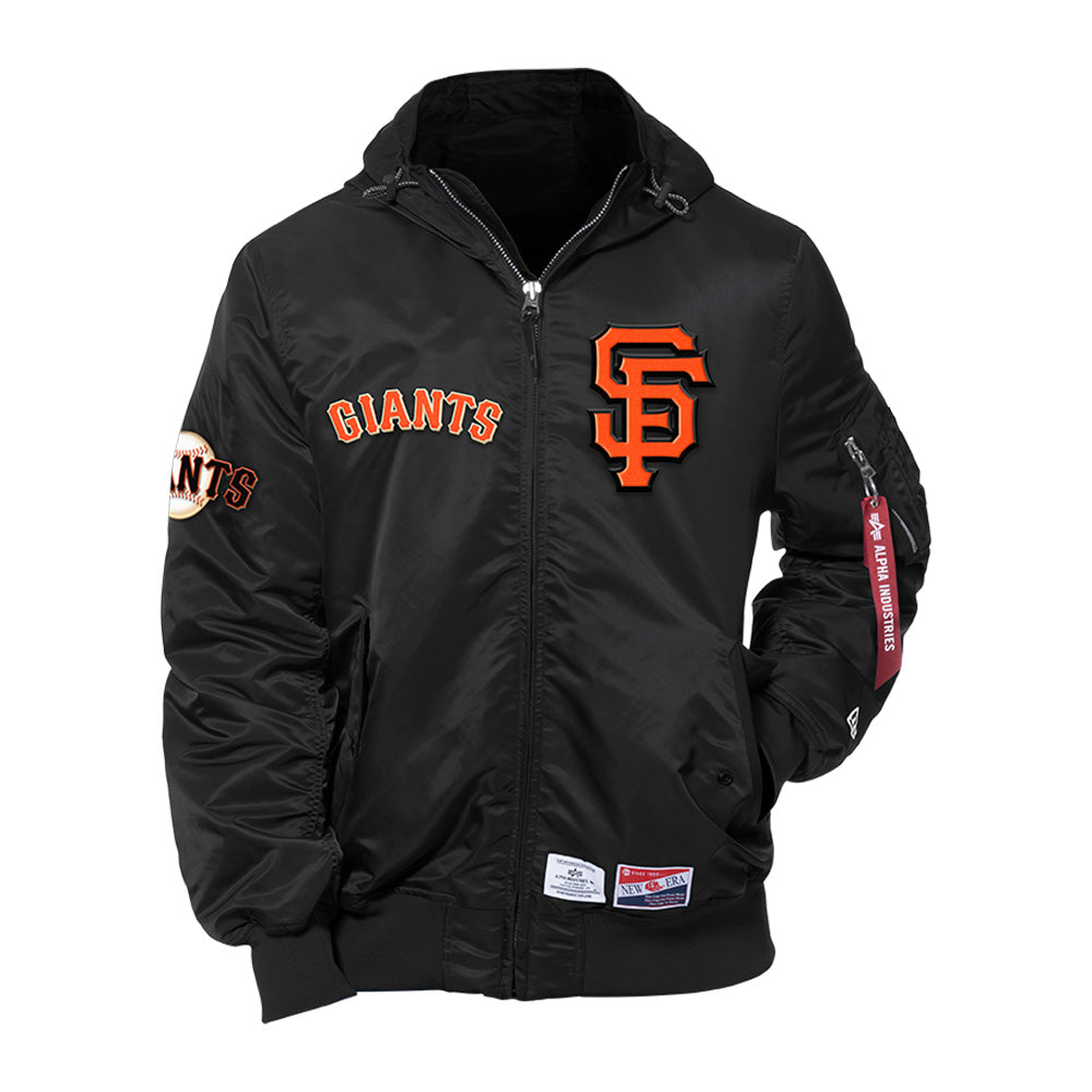 San Francisco Giants MLB Alpha Industries L2B F3 E1367BG26 Black Jacket