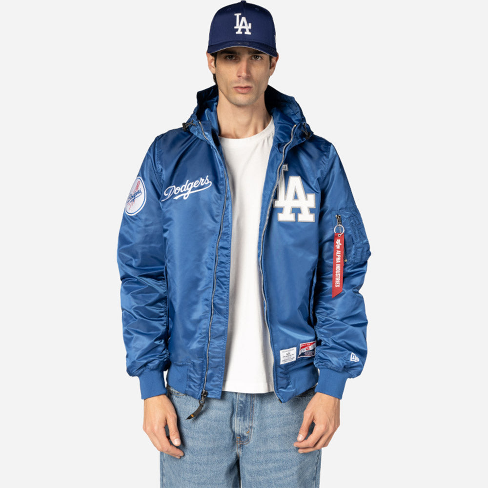 Los Angeles Dodgers MLB Alpha Industries L2B F3 E1367BG26 Light Royal Jacket