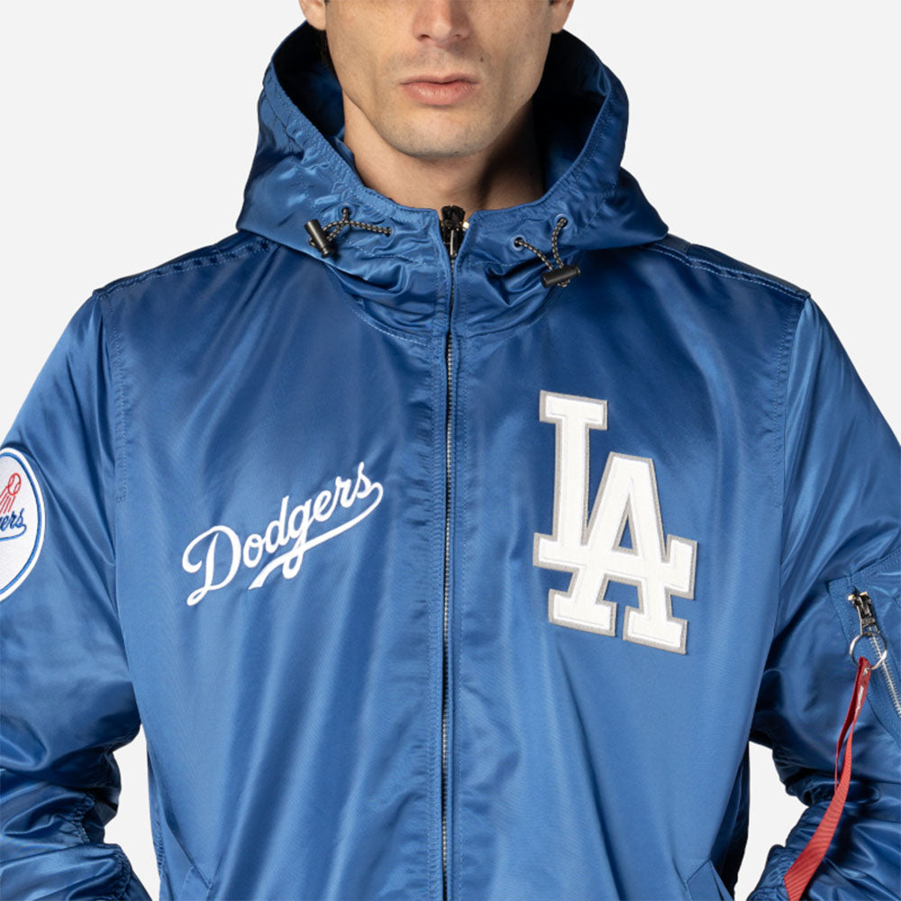 Los Angeles Dodgers MLB Alpha Industries L2B F3 E1367BG26 Light Royal Jacket