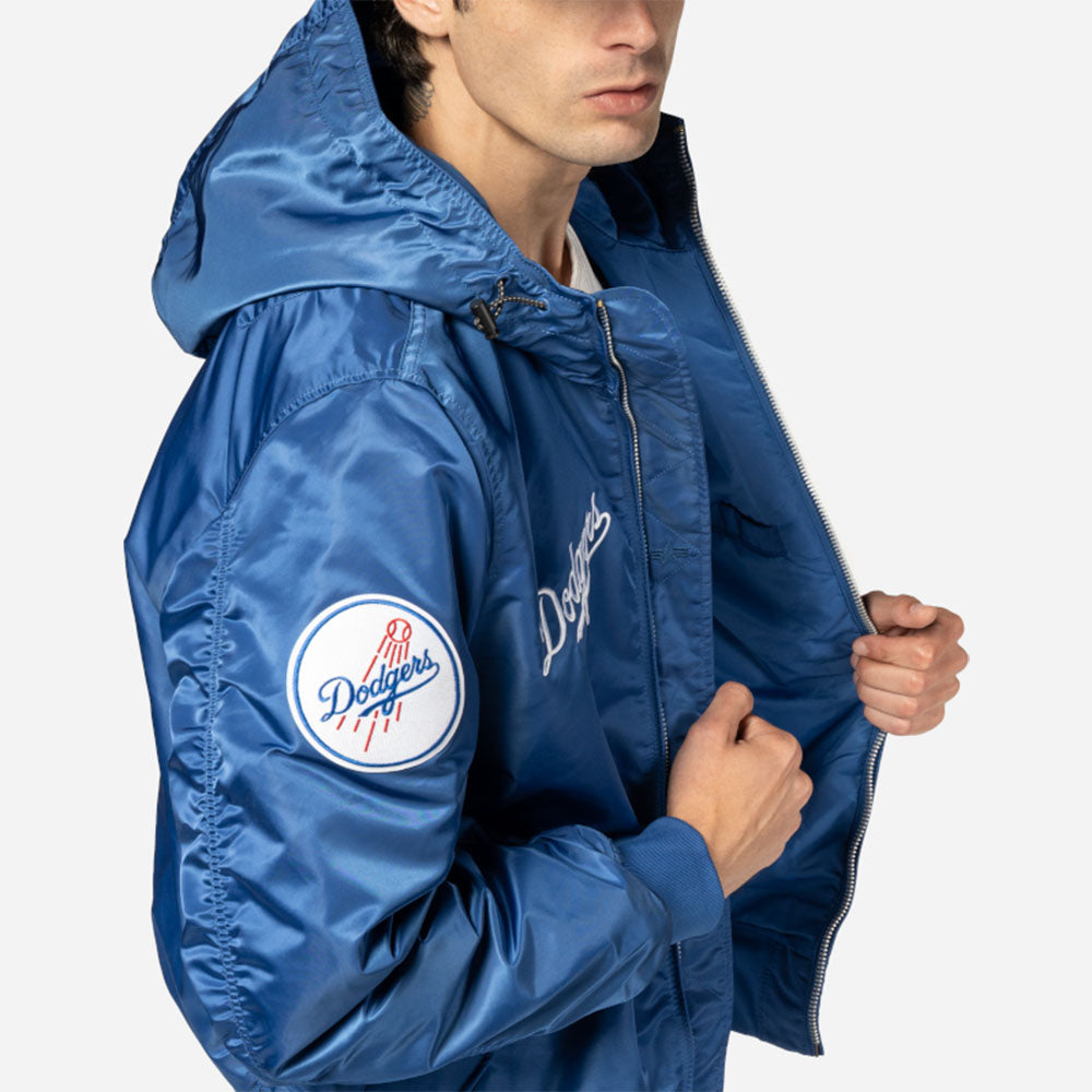 Los Angeles Dodgers MLB Alpha Industries L2B F3 E1367BG26 Light Royal Jacket