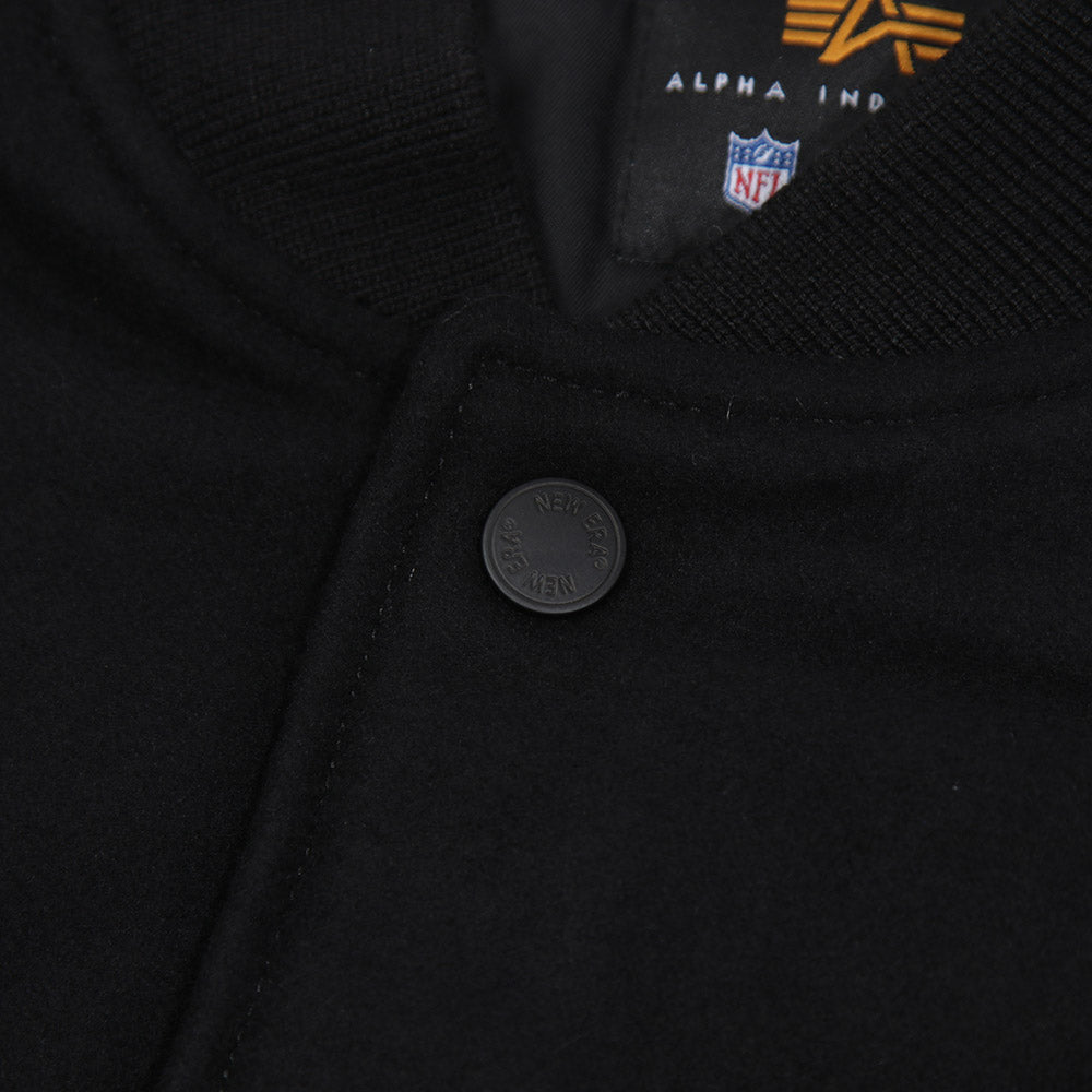 Las Vegas Raiders NFL x Alpha Industries Black Bomber Jacket