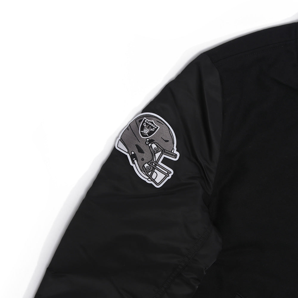 Las Vegas Raiders NFL x Alpha Industries Black Bomber Jacket