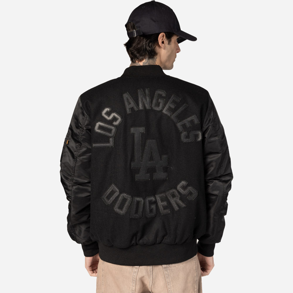 Los Angeles Dodgers MLB Alpha Industries MA1 F3 E1369BC26 Black Jacket