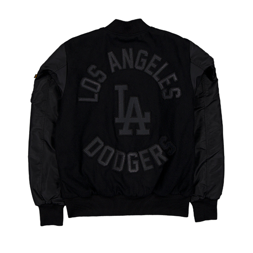 Los Angeles Dodgers MLB Alpha Industries MA1 F3 E1369BC26 Black Jacket