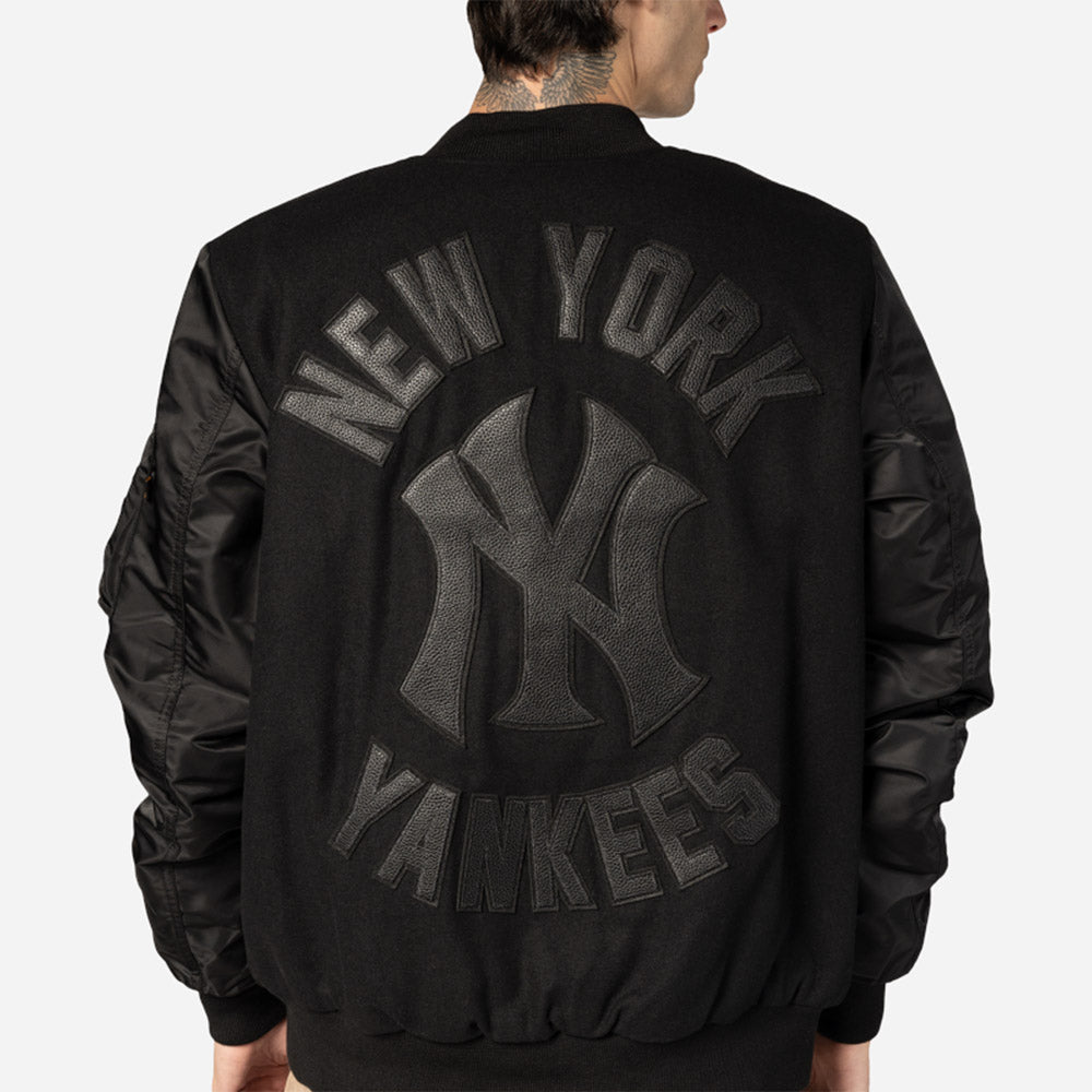 New York Yankees MLB Alpha Industries MA1 F3 E1369BC26 Black Jacket