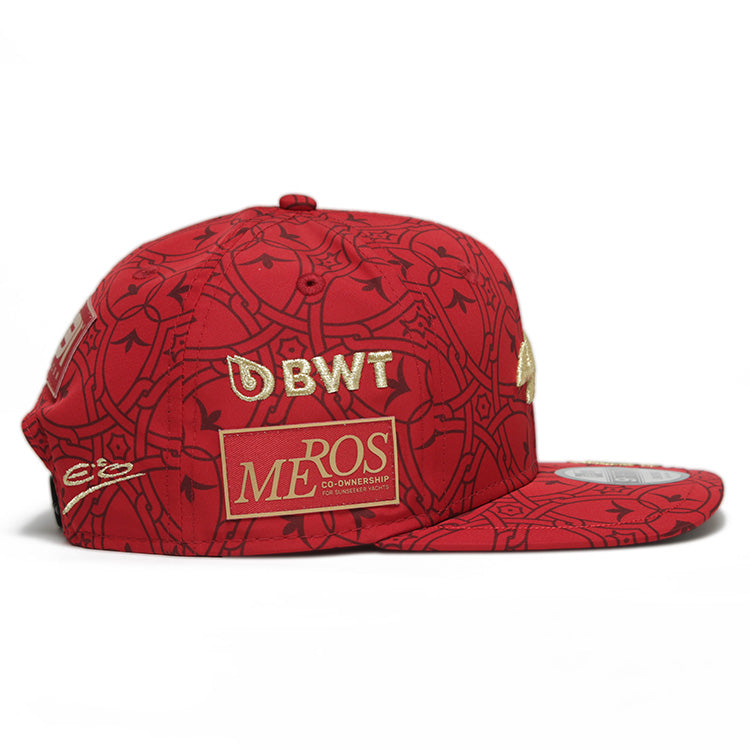 BWT Alpine F1 Racing China Esteban Ocon Red 9FIFTY Original Fit Snapback Cap