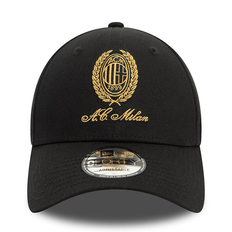 AC Milan Football Club Heritage Gold Black 9FORTY Adjustable Cap