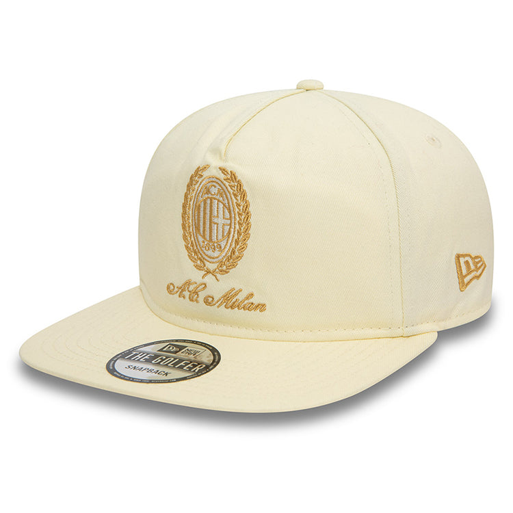 AC Milan Football Club Heritage Gold White Golfer Cap