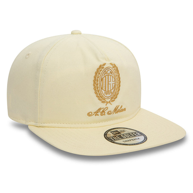 AC Milan Football Club Heritage Gold White Golfer Cap