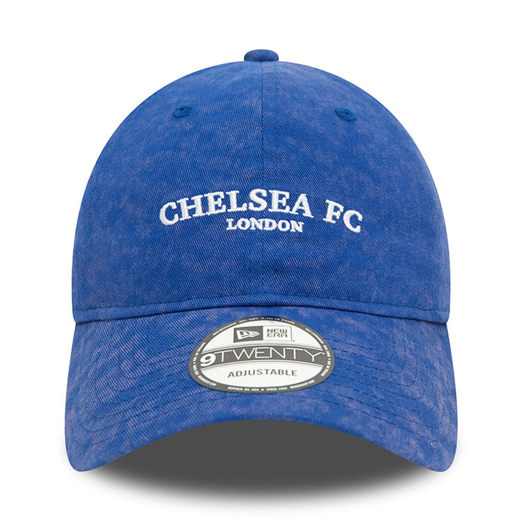 Chelsea Football Club Lion Crest Washed Tie Dye Blue 9TWENTY Adjustable Cap