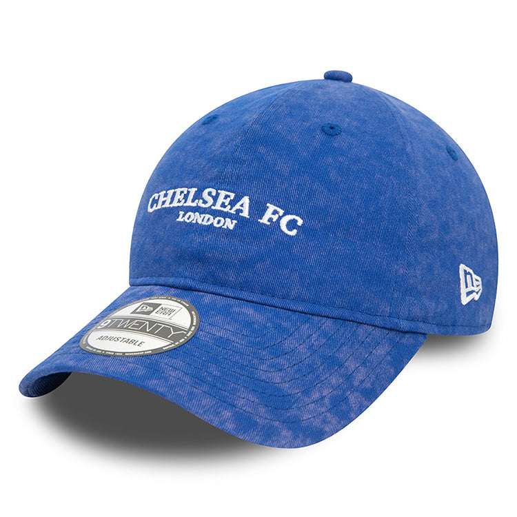 Chelsea Football Club Lion Crest Washed Tie Dye Blue 9TWENTY Adjustable Cap