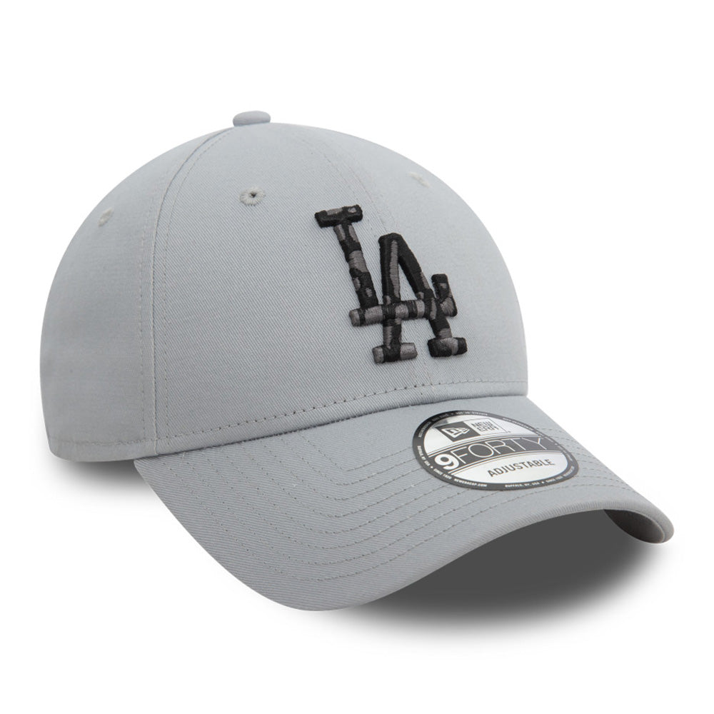 New Era Los Angeles Dodgers Seasonal Infill Dolphin Grey 9FORTY Adjustable Cap