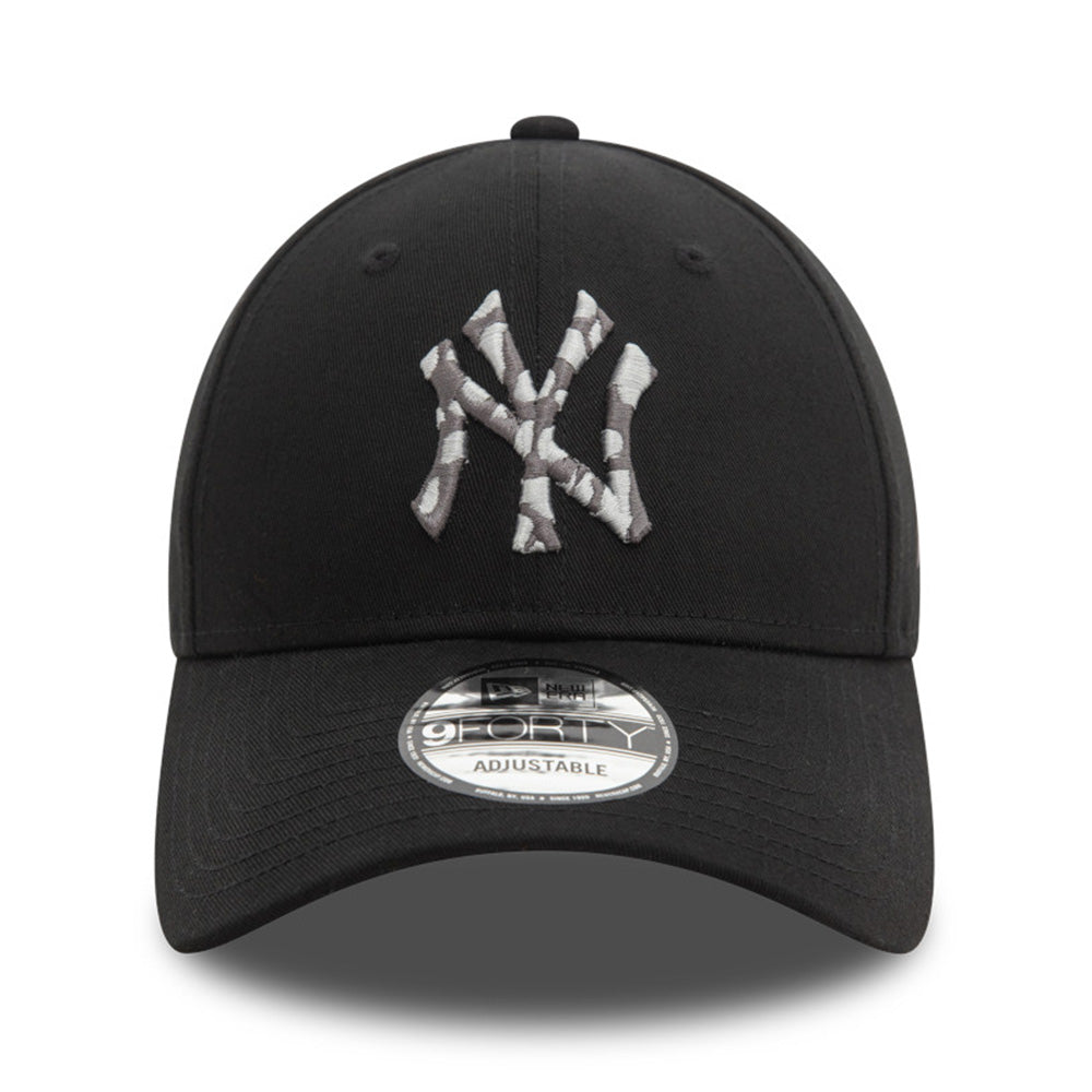 New Era New York Yankees Seasonal Infill Black 9FORTY Adjustable Cap