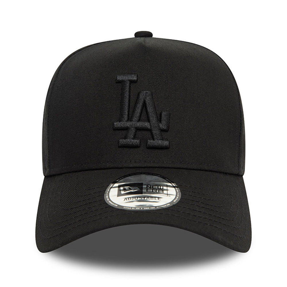 New Era Los Angeles Dodgers Monochrome Black 9FORTY E-Frame Adjustable Cap