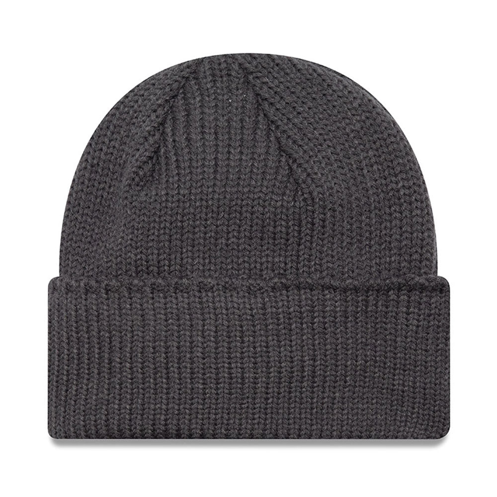 New Era Logo Graphite WIde Cuff Beanie