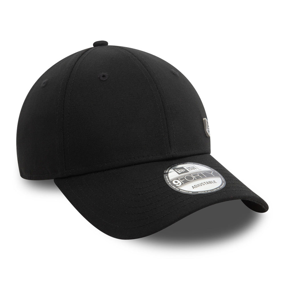 New Era Silver Pin Black 9FORTY Adjustable Cap