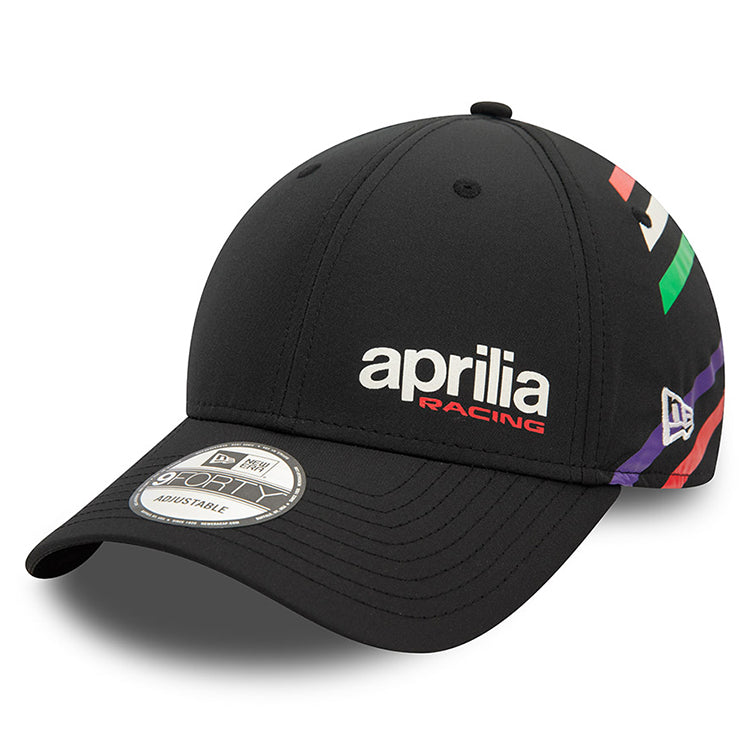 Aprilia Piaggio Flawless Print Black 9FORTY Adjustable Cap