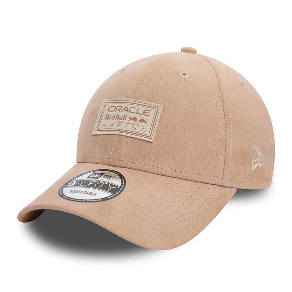 New Era Red Bull F1 Racing Team Motorsports Timeless Taupe Suede 9FORTY Adjustable Cap