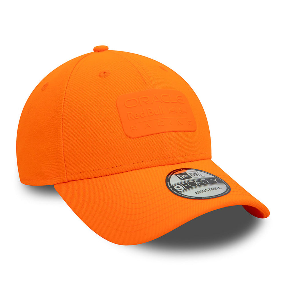 New Era Red Bull F1 Racing Team Motorsports Hunter Flame Orange Neon 9FORTY Adjustable Cap