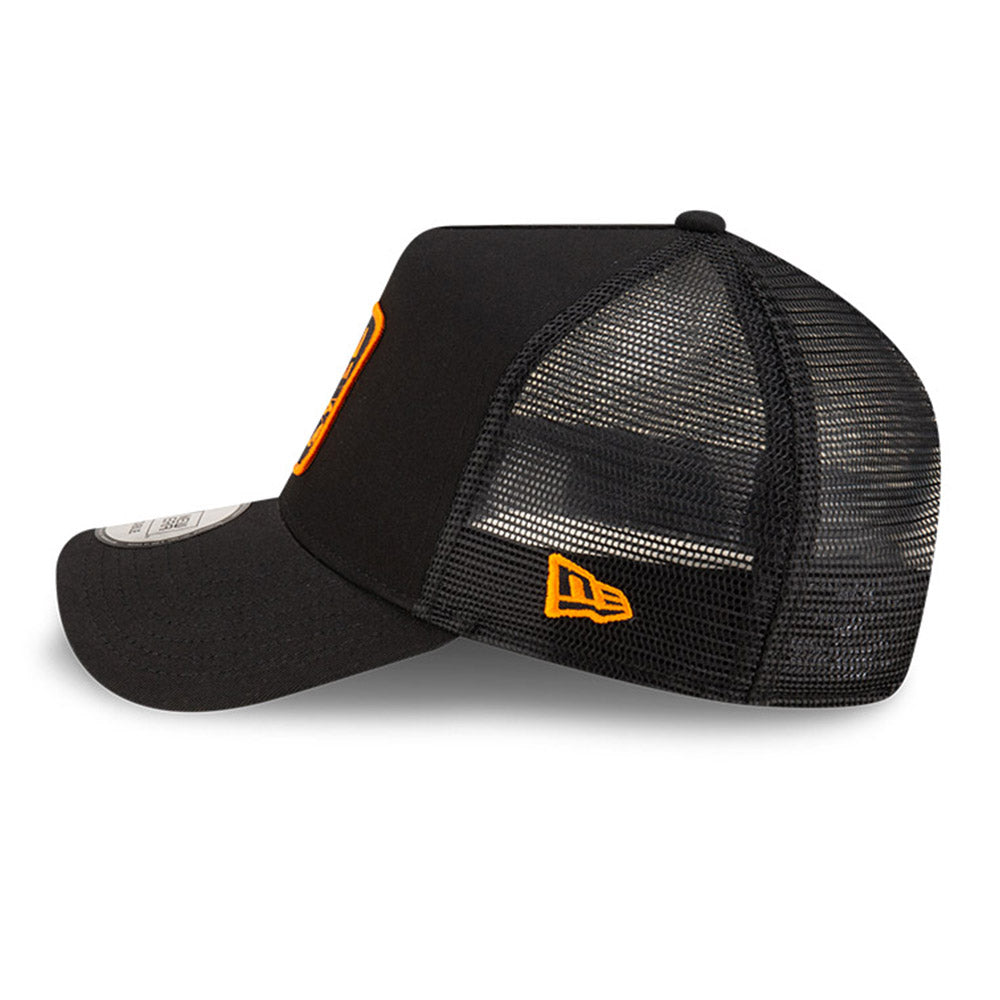 New Era McLaren Racing Graphic Patch Black 9FORTY E-Frame Snapback Trucker Cap