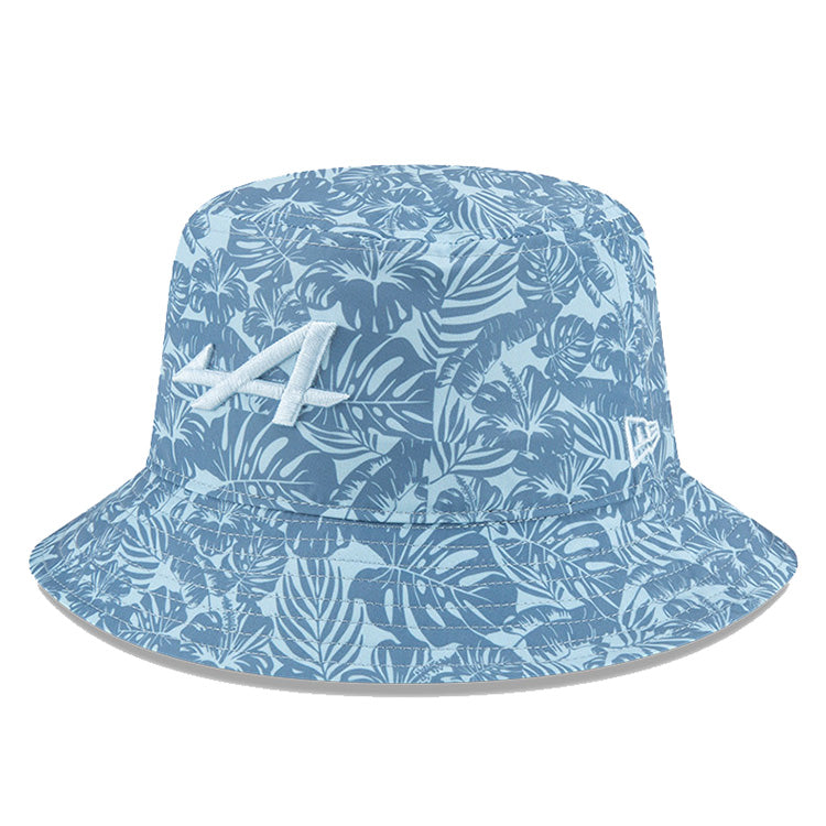 BWT Alpine F1 Racing Team Floral All Over Print Pastel Blue Bucket Hat