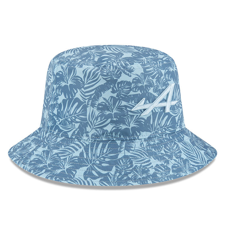 BWT Alpine F1 Racing Team Floral All Over Print Pastel Blue Bucket Hat