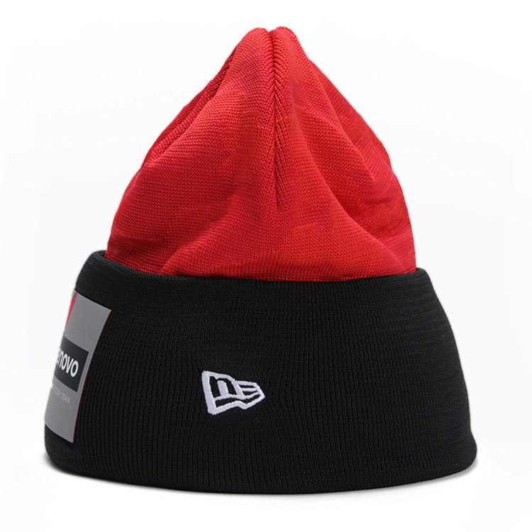 New Era Ducati Corse Red Black Cuff Knit Beanie Hat