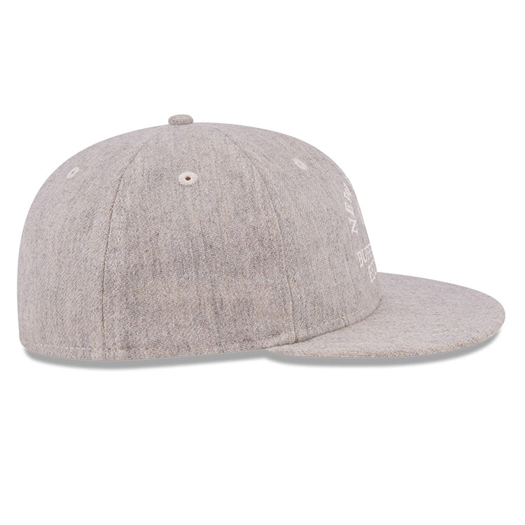 New Era Cap Logo Heathered Grey Retro Crown 59FIFTY Day 2024 Fitted Cap (Online Exclusive)