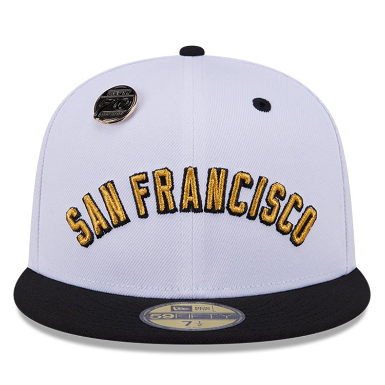 San Francisco Giants MLB 59FIFTY Day 2024 White on Black 59FIFTY Fitted Cap