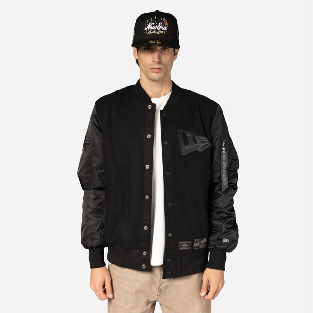 New Era Alpha Industries MA1 F3 E1369BC26 Black Jacket