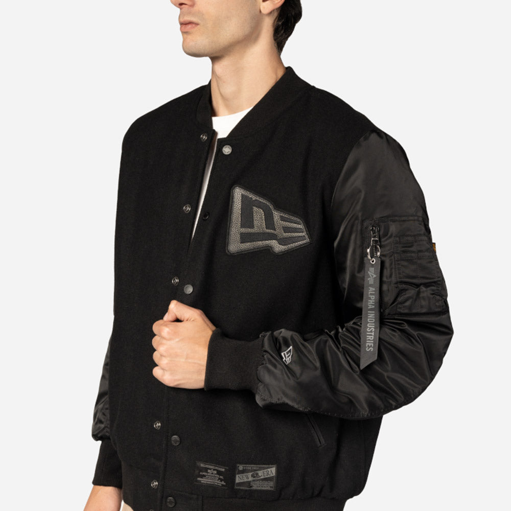 New Era Alpha Industries MA1 F3 E1369BC26 Black Jacket