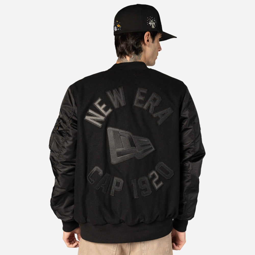 New Era Alpha Industries MA1 F3 E1369BC26 Black Jacket