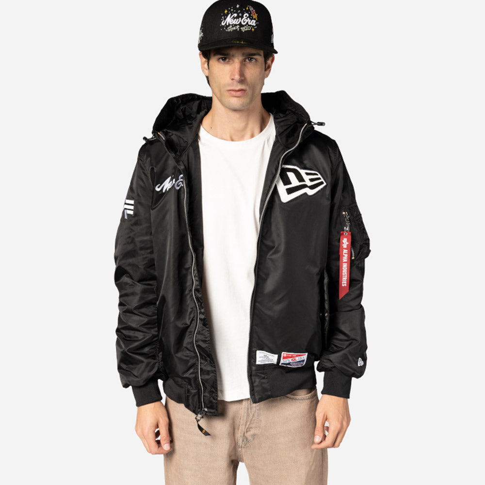 New Era Alpha Industries L2B F3 E1367BG26 Black Jacket