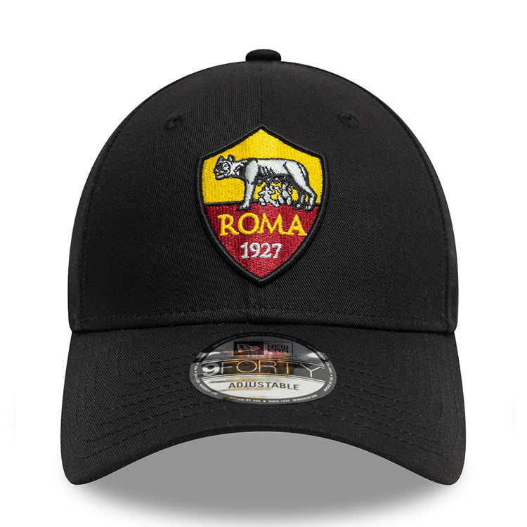 AS Roma Football Club Black 9FORTY Adjustable Cap