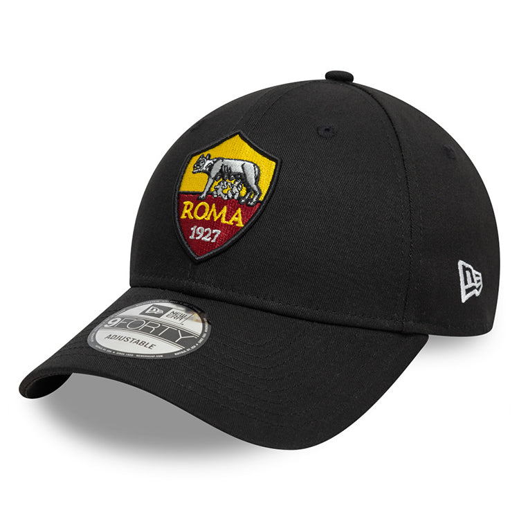 AS Roma Football Club Black 9FORTY Adjustable Cap