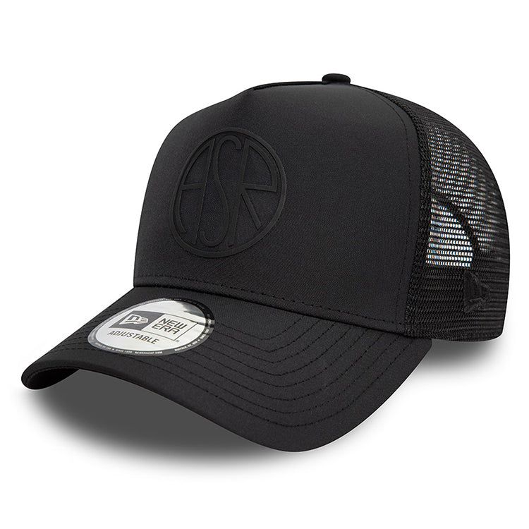 New Era AS Roma Football Club Black 9FORTY E-Frame Trucker Snapback Cap