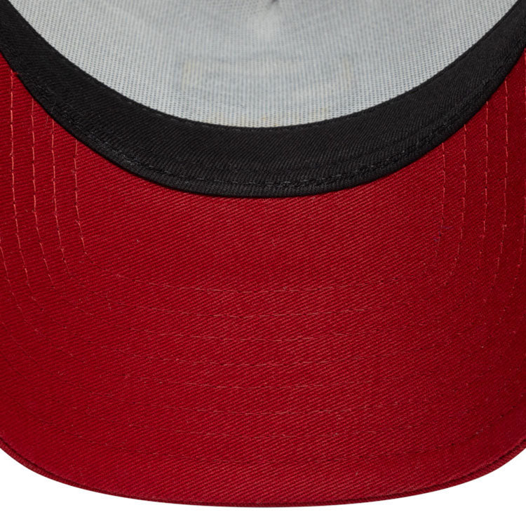 AS Roma Football Club Optic White Scarlet 9FORTY Trucker Snapback Cap
