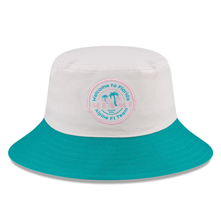 BWT Alpine F1 Racing Team Miami Race Special White Bucket Hat