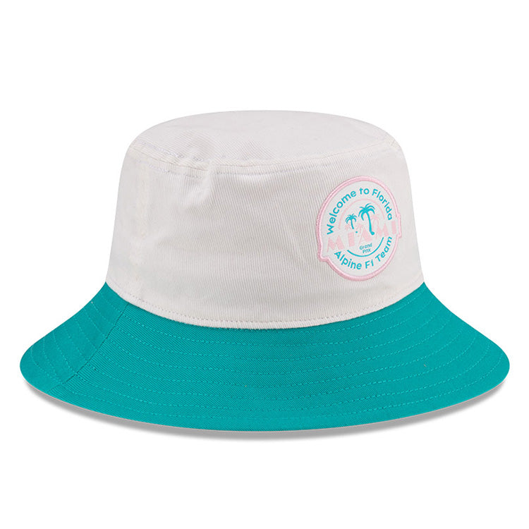 BWT Alpine F1 Racing Team Miami Race Special White Bucket Hat