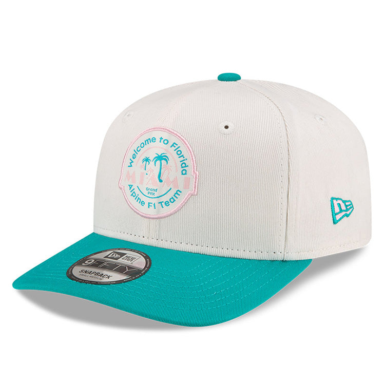 BWT Alpine F1 Racing Team Miami Race Special White 9FIFTY Snapback Cap