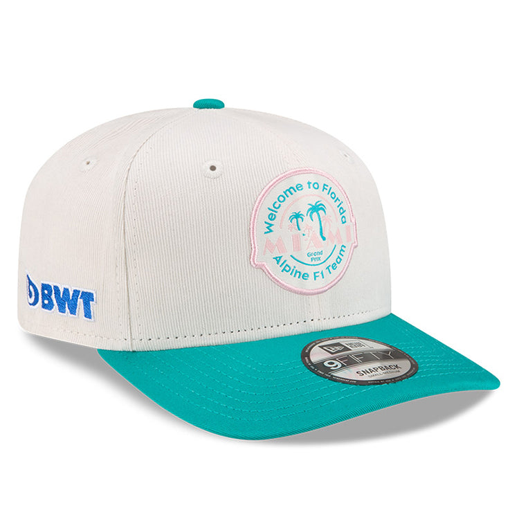 BWT Alpine F1 Racing Team Miami Race Special White 9FIFTY Snapback Cap