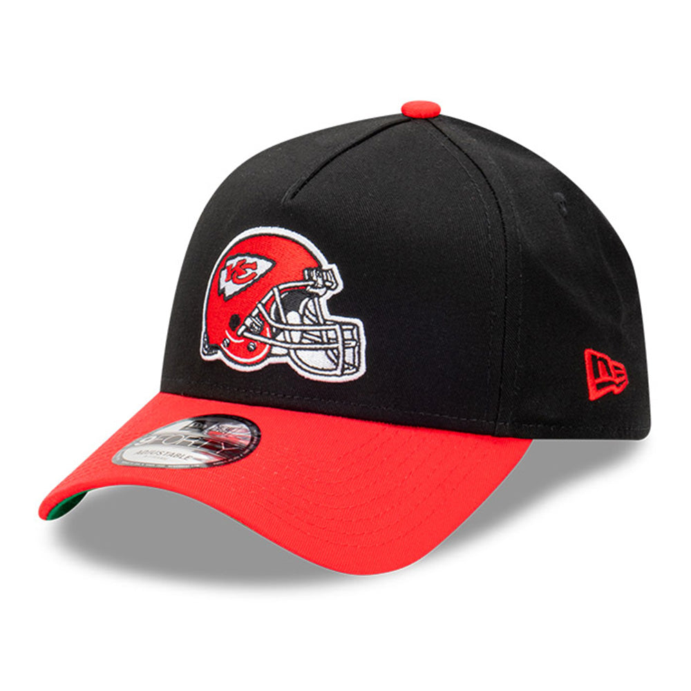 New Era Kansas City Chiefs NFL Rivalry Black Red 9FORTY A-Frame Snapback Cap