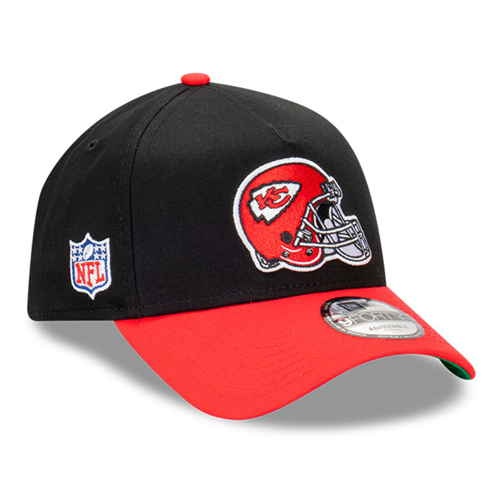 New Era Kansas City Chiefs NFL Rivalry Black Red 9FORTY A-Frame Snapback Cap